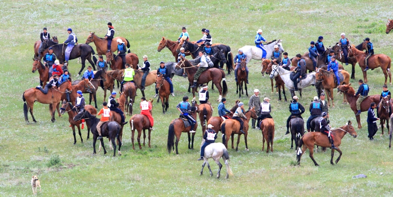 Traditional games of Kazakhs.