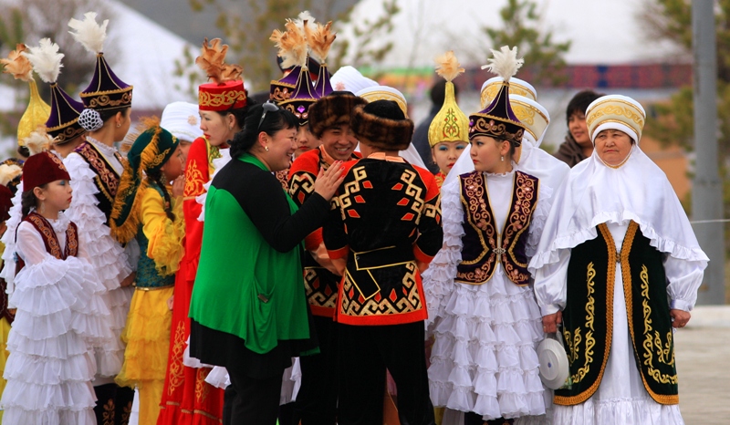 Traditional games of Kazakhs.