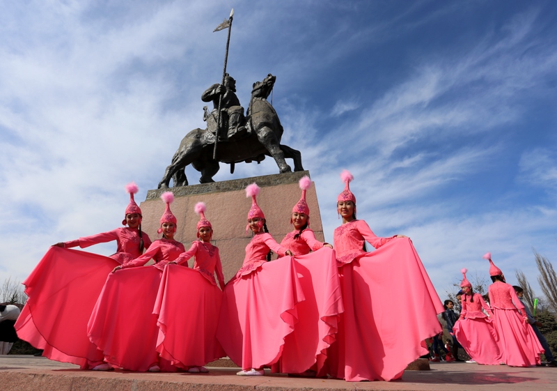 Traditional games of Kazakhs.