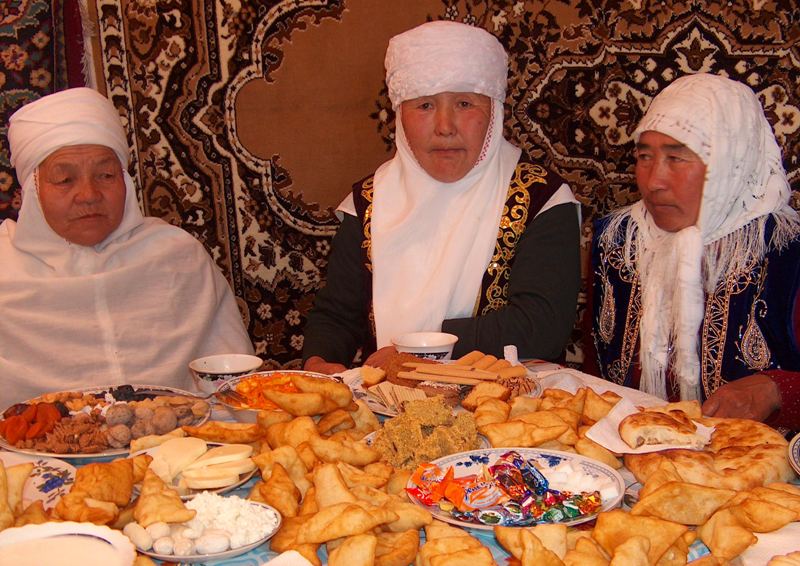 Dastarkhan Kazakhs.