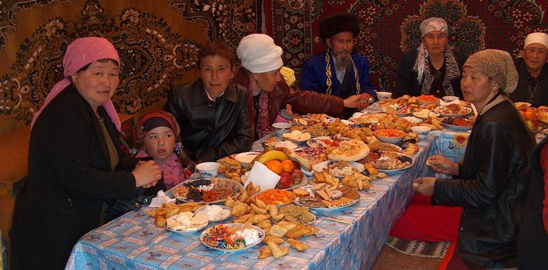 Dastarkhan Kazakhs.
