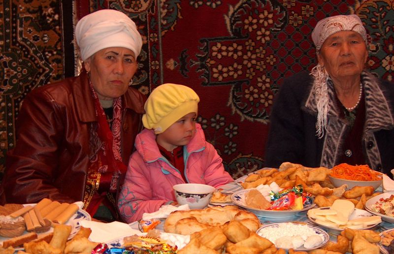 Dastarkhan Kazakhs.