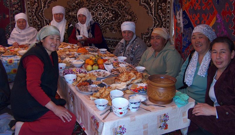 Dastarkhan Kazakhs.