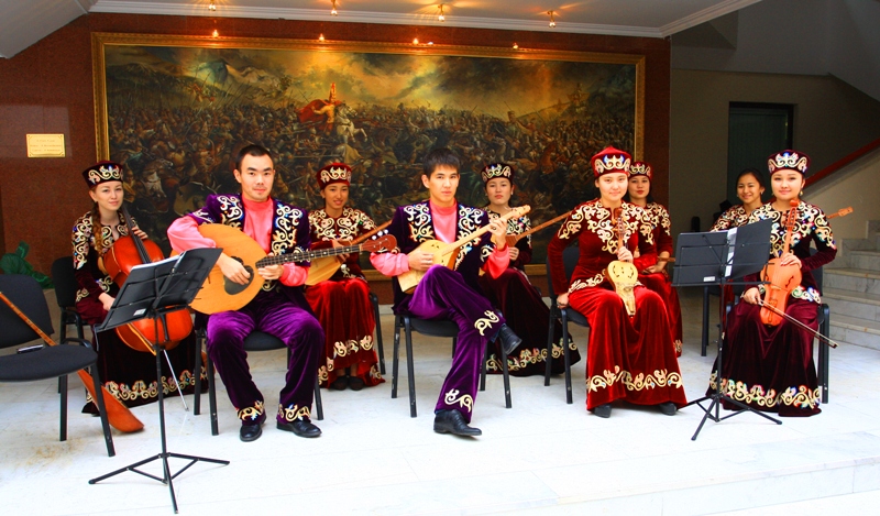 The Kazakh national musical collective.