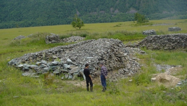 Environs of Berel burial mound. 2003.