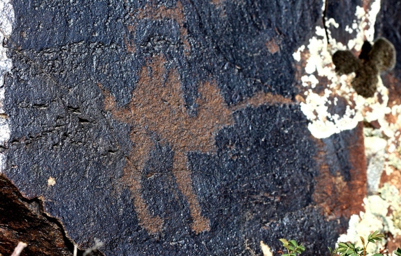 The rock art site of Akterek.