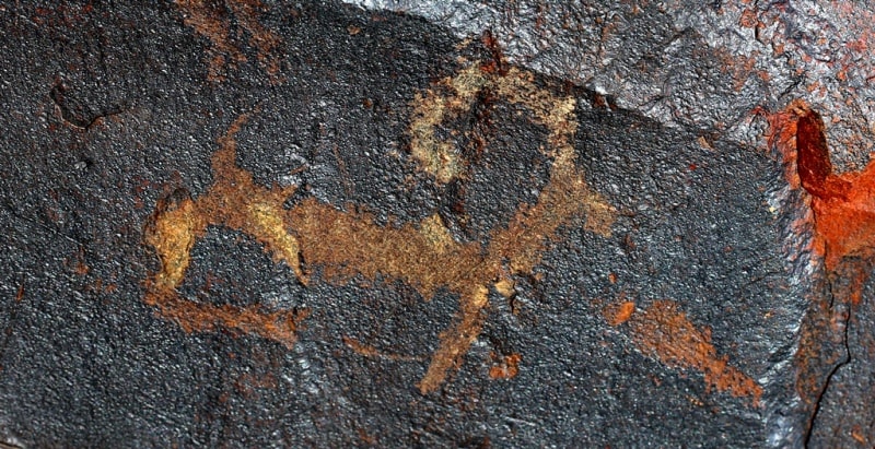 The rock art site of Akterek.