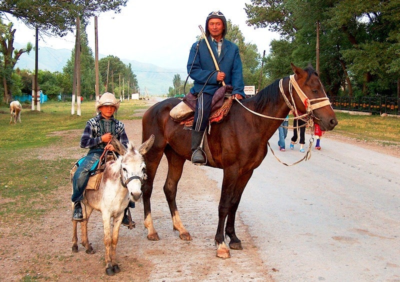 The sights of valley Akterek.