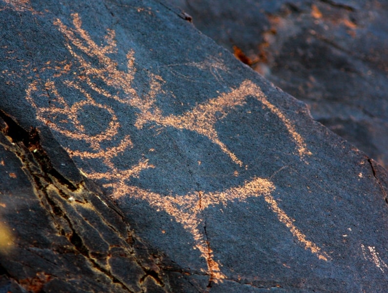 Dardamty petroglyphs.