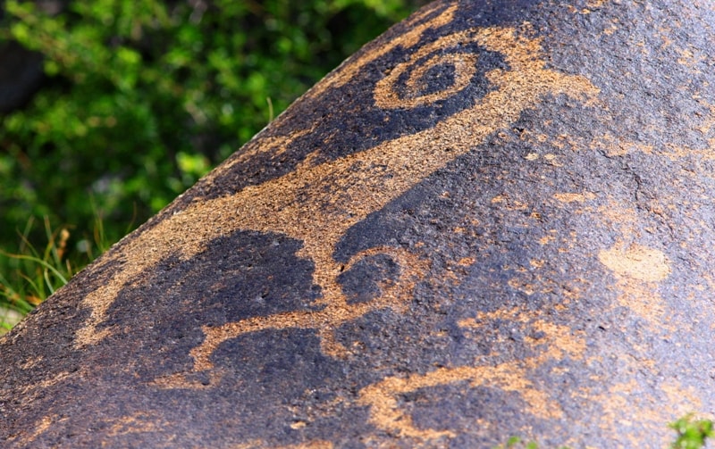 Petroglyphs of Almaty region.