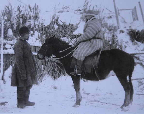 Kazakh on a horse. Lazari K.N. 1896