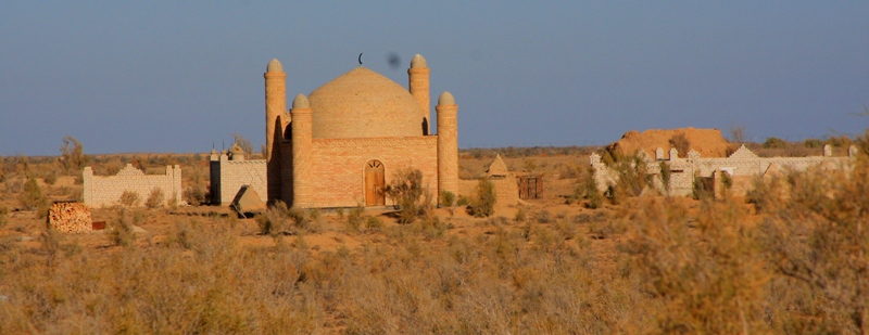 The Necropolis in vicinities of mausoleum Korkyt-Ata.