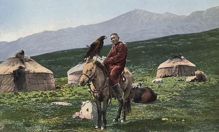 Life of the Kazakhs. Kazakhstan Altai. Photos of Borisov Sergey Ivanovich. The beginning of the XX century.