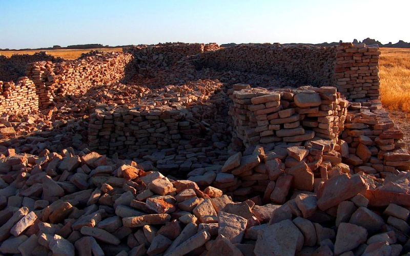 Site of ancient settlement of Sauran.
