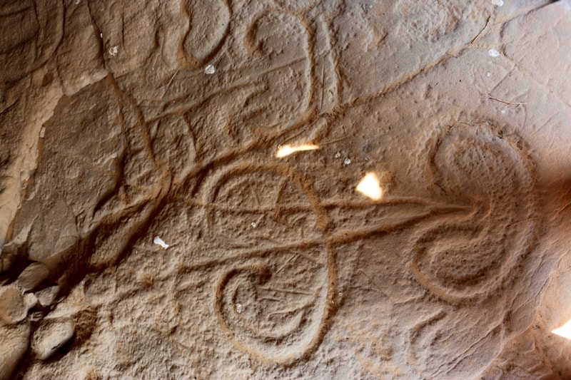 The Toleubulak petroglyphs.