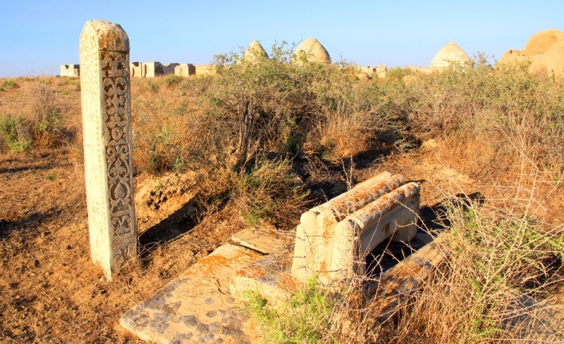 The necropolis Ushkan ata of the Atyrau region.