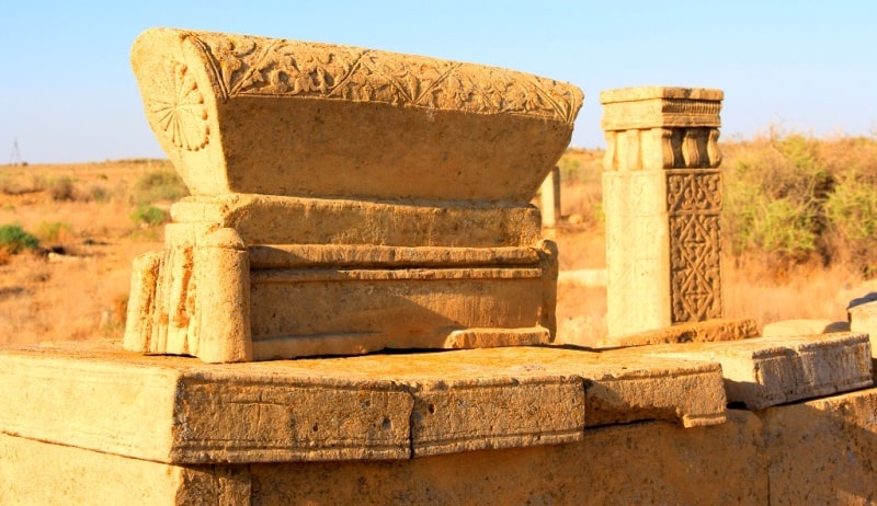 The necropolis Ushkan ata of the Atyrau region. 