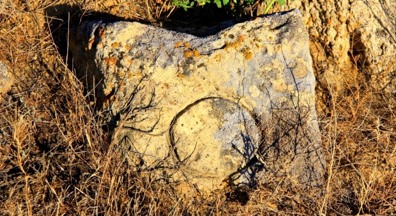 The necropolis Ushkan ata of the Atyrau region.