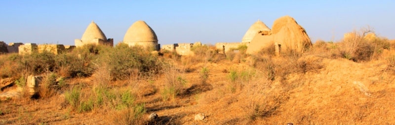 The necropolis Ushkan ata of the Atyrau region.