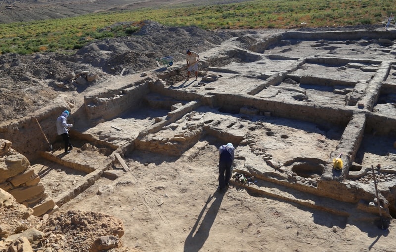 A site of ancient settlement Kyzyl-kala.