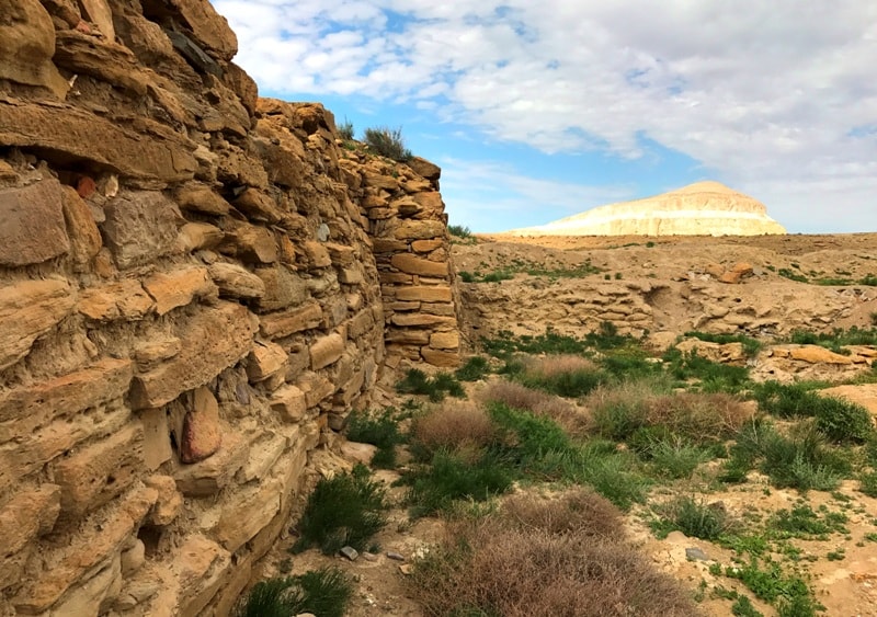 Kyzylkala ancient settlement and vicinity.