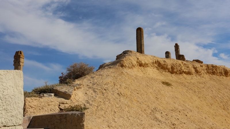 Necropolis Old Beineu on Mangistau of province.