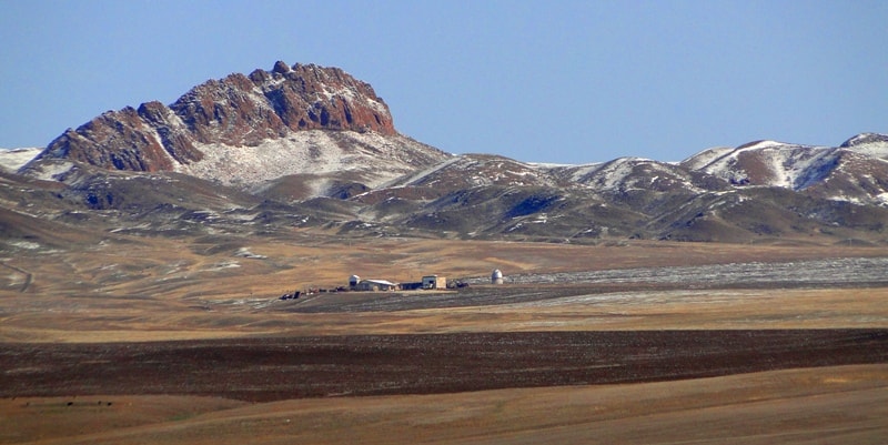 Mountain ridge the Altyn-Emel. Almaty province. Southern Kazakhstan.