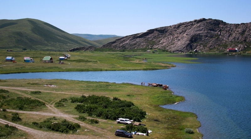 Sibinskie (Ablaiket) lakes. East-Kazakh province.