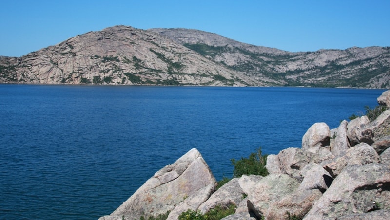 Sibinskie (Ablaiket) lakes. East-Kazakh province.