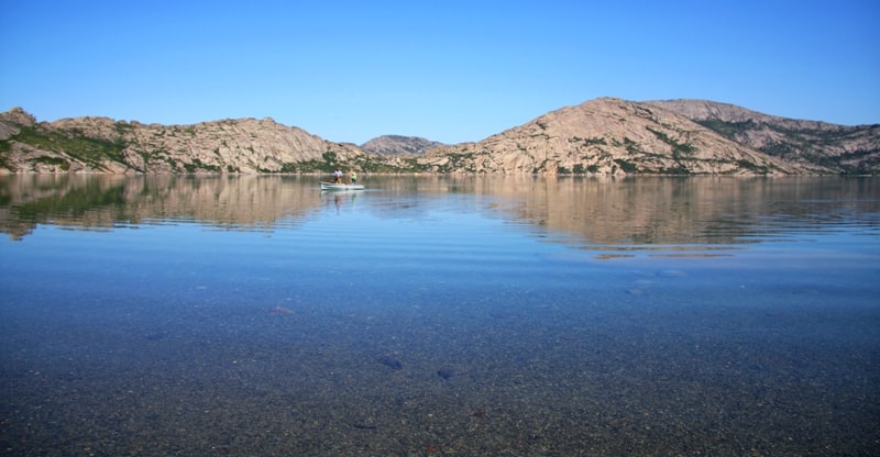 Sibinskie (Ablaiket) lakes. East-Kazakh province.