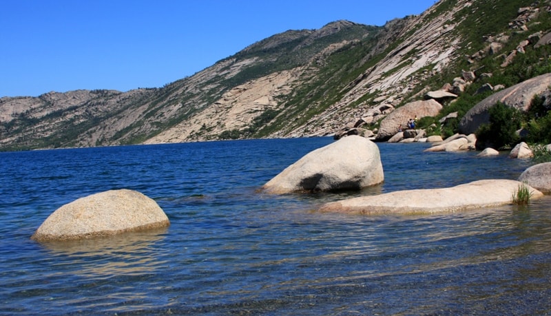 Sibinskie (Ablaiket) lakes. East-Kazakh province.