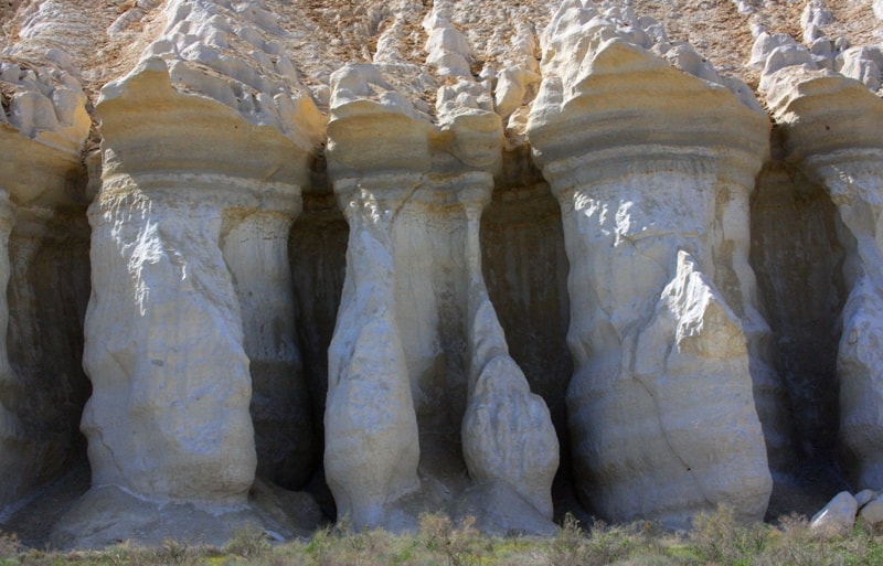 Cretaceous columns Baisary. 