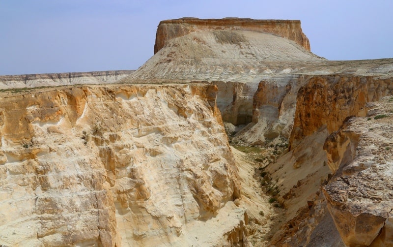 View of Boszhira canyon and mountain Borly tau.
