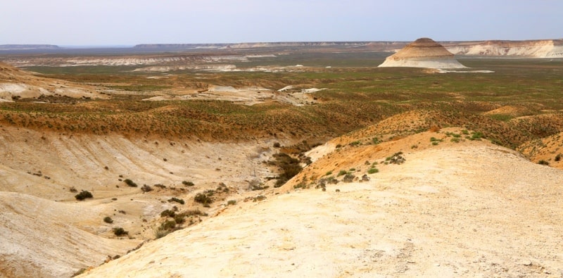 Vicinities of the Ortasha plateau of Boszhira. Mount Shoky Tau.