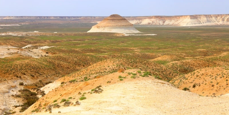Vicinities of the Ortasha plateau of Boszhira. Mount Shoky Tau.