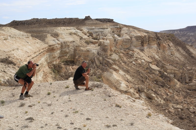 Vicinities and sights Western cliff Ustyurt plateau.