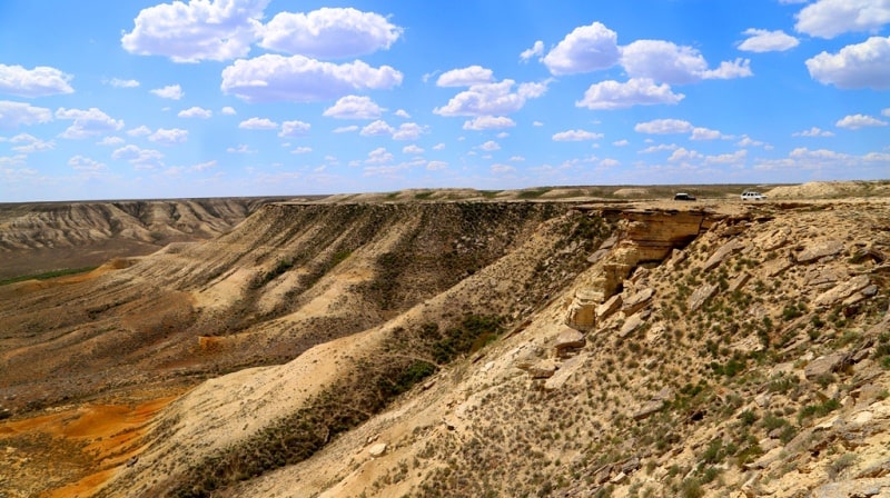  Western cliff Ustyurt on Mangystau province.