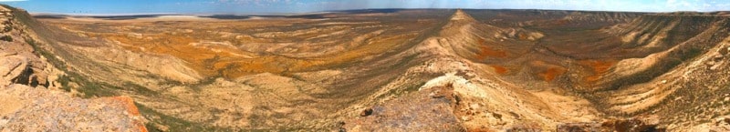  Western cliff Ustyurt on Mangystau province.