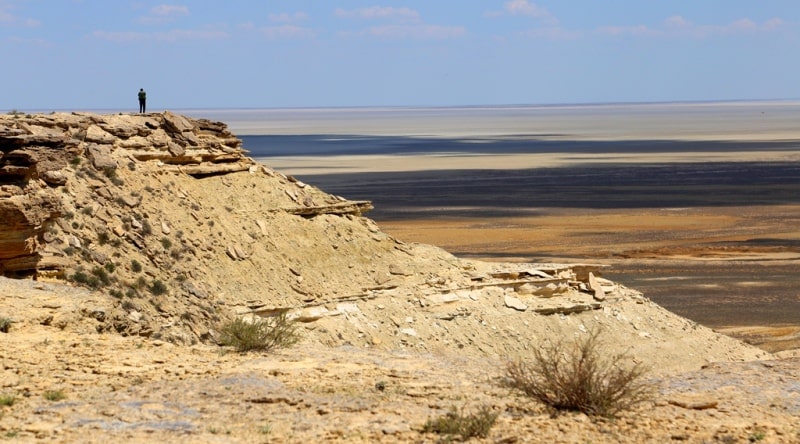  Western cliff Ustyurt on Mangystau province.