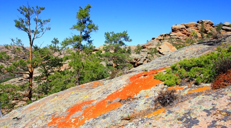 Auliye valley in Kyzylaray mountains. Karaganda province. 