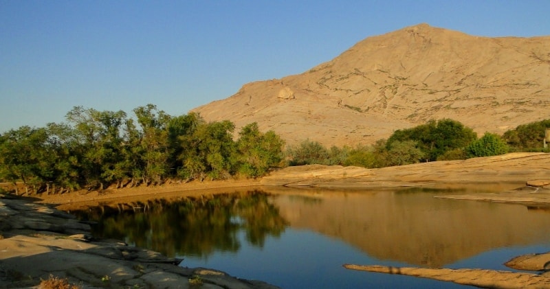 Bektau-Ata mountains in Karaganda of province. Central Kazakhstan.