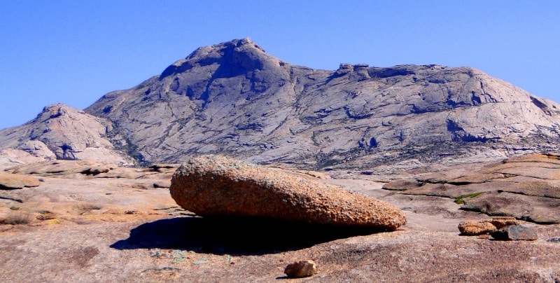 Bektau-Ata mountains in Karaganda of province. Central Kazakhstan.