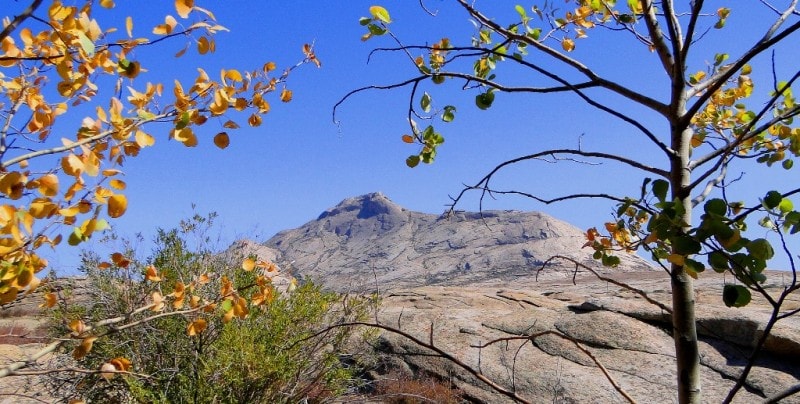 Bektau-Ata mountains in Karaganda of province. Central Kazakhstan.