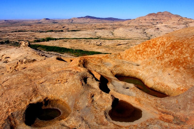 Bektau-Ata mountains in Karaganda of province. Central Kazakhstan.