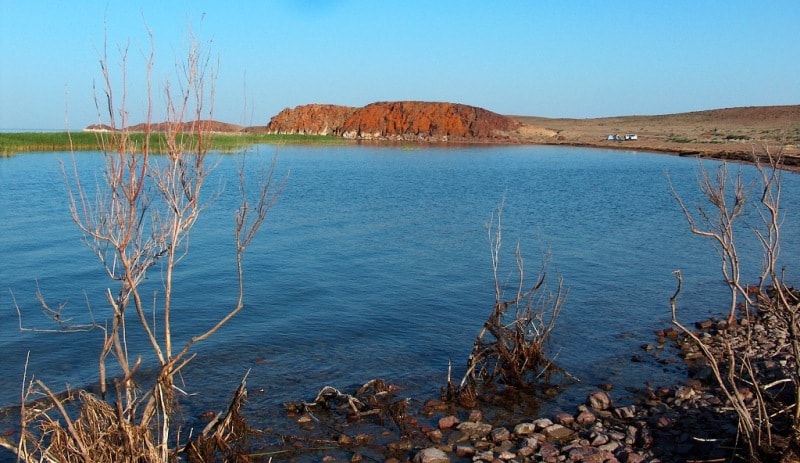 Balkhash lake.