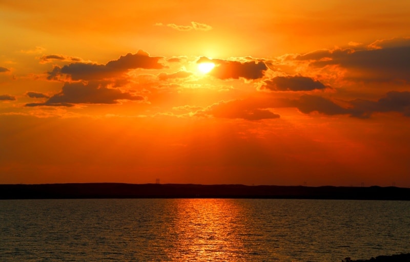 Balkhash lake.