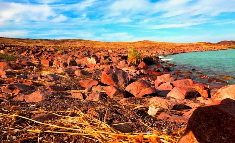 Balkhash lake.