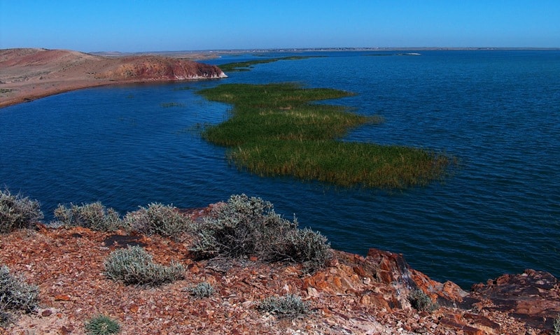 Lake Balkhash.