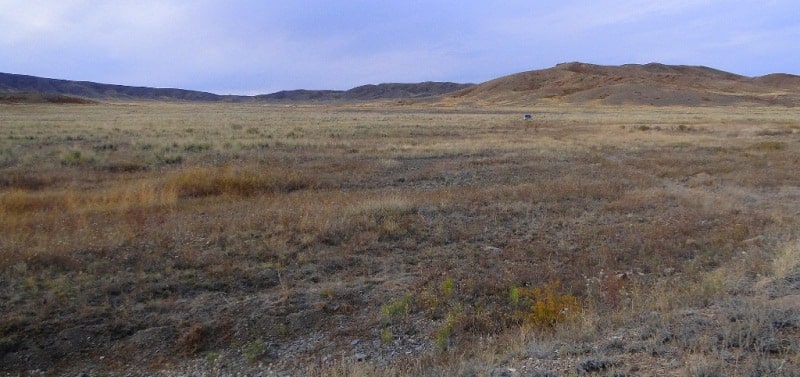 The Shunak Meteorite Crater and environs.