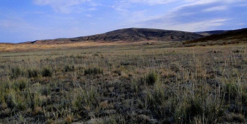 The Shunak Meteorite Crater and environs.